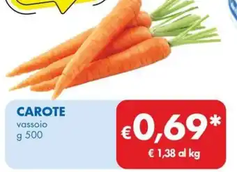 MD Discount CAROTE vassoio g 500 offerta