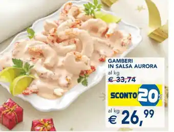 Esselunga GAMBERI IN SALSA AURORA offerta