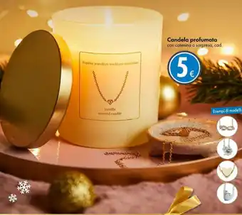 Tedi Candela profumata con catenina a sorpresa offerta
