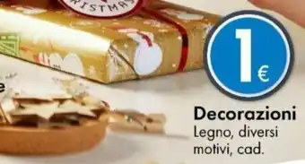 Tedi Decorazioni Legno, diversi motivi offerta