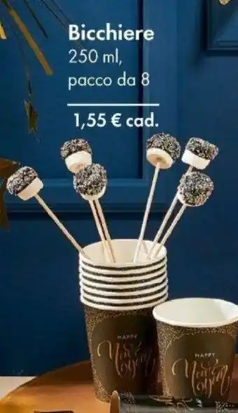 Tedi Bicchiere 250 ml offerta