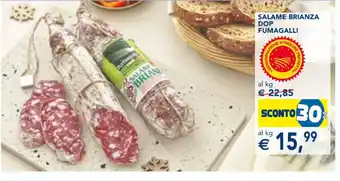Esselunga SALAME BRIANZA DOP FUMAGALLI offerta
