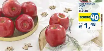 Esselunga MELE CRIMSON SNOW offerta
