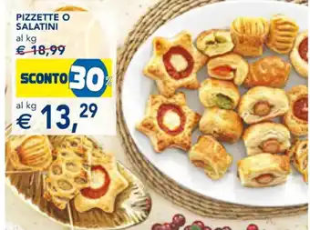 Esselunga PIZZETTE O SALATINI offerta