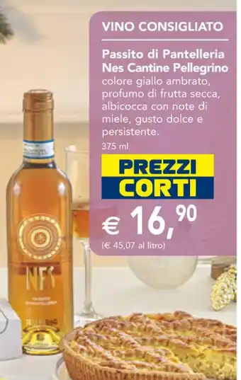 Esselunga VINO CONSIGLIATO Passito di Pantelleria Nes Cantine Pellegrino offerta