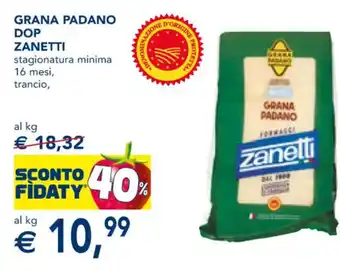 Esselunga GRANA PADANO DOP ZANETTI offerta