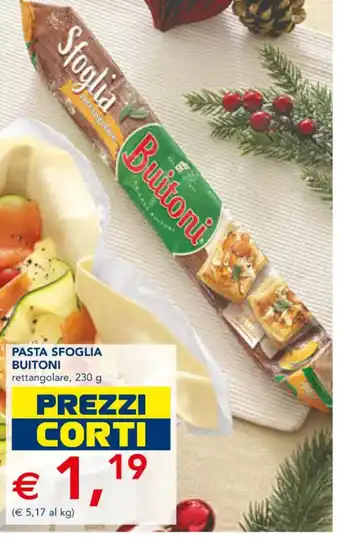 Esselunga PASTA SFOGLIA BUITONI rettangolare, 230 g offerta