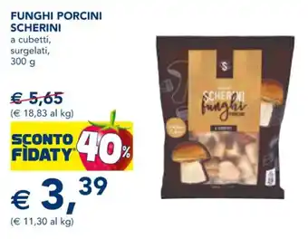 FUNGHI PORCINI SCHERINI a cubetti 300 g