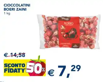 Esselunga CIOCCOLATINI BOERI ZAINI 1 kg offerta