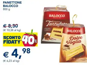 Esselunga PANETTONE BALOCCO 800 g offerta