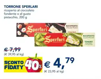 Esselunga TORRONE SPERLARI 200 g offerta