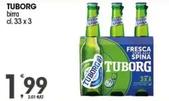 TUBORG birra cl. 33 x 3