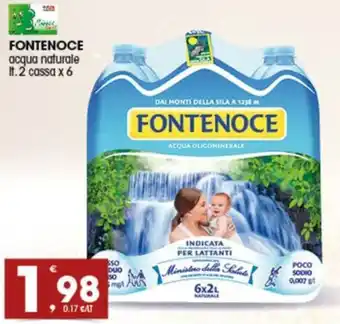 FONTENOCE acqua naturale It.2 cassa x 6