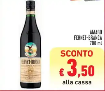 Conad Superstore AMARO FERNET-BRANCA 700 ml offerta