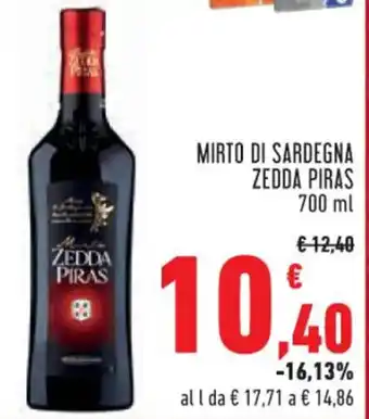 Conad Superstore MIRTO DI SARDEGNA ZEDDA PIRAS 700 ml offerta