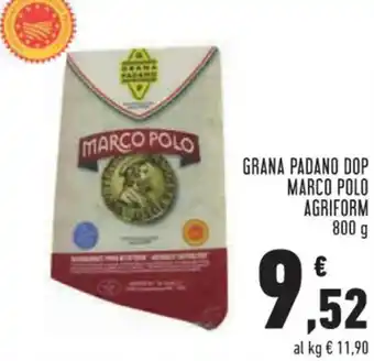 GRANA PADANO DOP MARCO POLO AGRIFORM 800 g