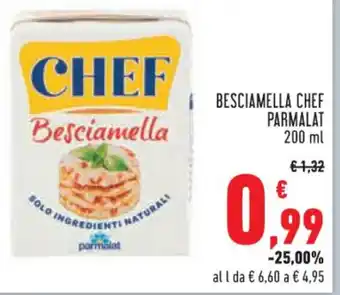 Conad Superstore BESCIAMELLA CHEF PARMALAT 200 ml offerta