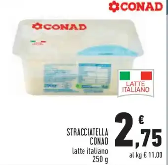 Conad Superstore STRACCIATELLA CONAD latte italiano 250 g offerta