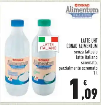 Conad Superstore LATTE UHT CONAD ALIMENT 1 lUM offerta