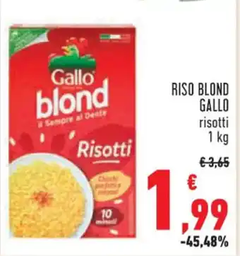 RISO BLOND GALLO risotti 1 kg