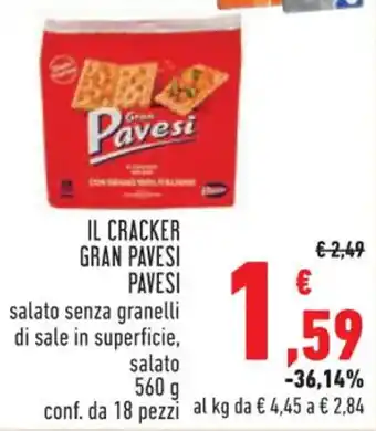 Conad Superstore IL CRACKER GRAN PAVESI PAVESI 560 g offerta