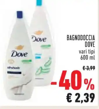 Conad Superstore BAGNODOCCIA DOVE vari tipi 600 ml offerta
