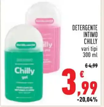 Conad Superstore DETERGENTE INTIMO CHILLY vari tipi offerta