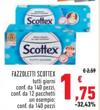 Conad Superstore FAZZOLETTI SCOTTEX offerta