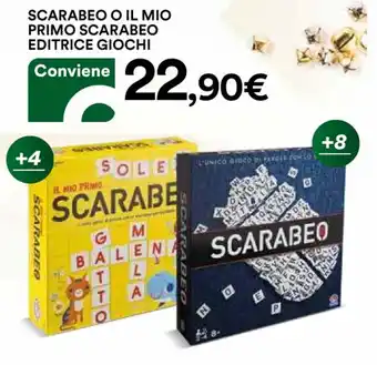 Ipercoop SCARABEO O IL MIO PRIMO SCARABEO EDITRICE GIOCHI offerta