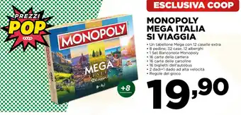 Ipercoop MONOPOLY MEGA ITALIA SI Viaggia. offerta