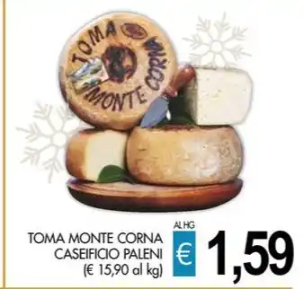 PrestoFresco TOMA MONTE CORNA Caseificio Paleni offerta