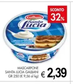 MASCARPONE SANTA LUCIA GALBANI GR 250