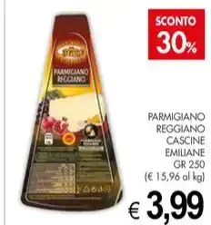 PrestoFresco PARMIGIANO REGGIANO CASCINE EMILIANE offerta