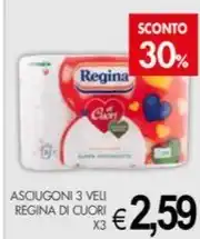 PrestoFresco ASCIUGONI 3 VELI REGINA DI CUORI X3 offerta
