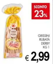 PrestoFresco GRISSINI RUBATA DERBY KG 1 offerta