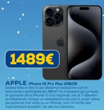 Euronics APPLE iPhone 15 Pro Max 256GB offerta