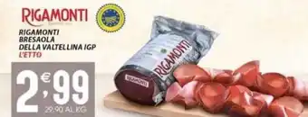 RIGAMONTI BRESAOLA DELLA VALTELLINA IGP