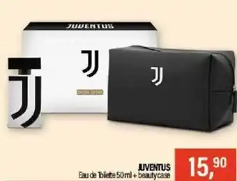 Caddy's JUVENTUS Eau de Toilette 50ml+beautycase offerta