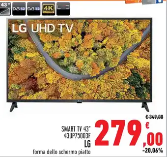 Conad Superstore SMART TV 43" 43UP75003F LG offerta