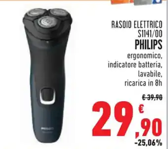 Conad Superstore RASOIO ELETTRICO S1141/00 PHILIPS offerta
