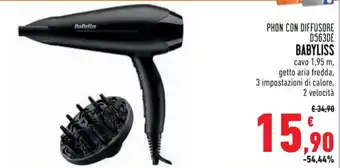 Conad Superstore PHON CON DIFFUSORE D563DE BABYLISS offerta