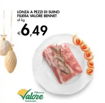 Bennet LONZA A PEZZI DI SUINO FILIERA VALORE BENNET offerta