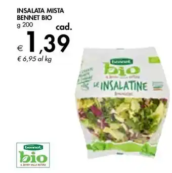 Bennet INSALATA MISTA BENNET BIO g 200 offerta