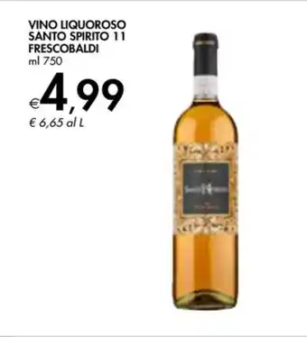 Bennet VINO LIQUOROSO SANTO SPIRITO 11 FRESCOBALDI ml 750 offerta