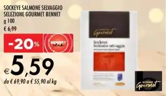 Bennet SOCKEYE SALMONE SELVAGGIO SELEZIONE GOURMET BENNET offerta