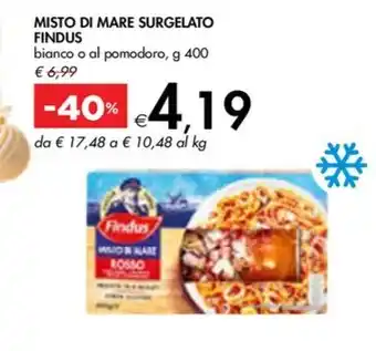 Bennet MISTO DI MARE SURGELATO FINDUS offerta