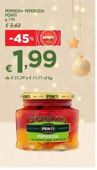 Bennet PEPERONI PEPERLIZIA PONTI g 170 offerta