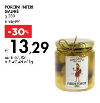 Bennet PORCINI INTERI GALFRE offerta