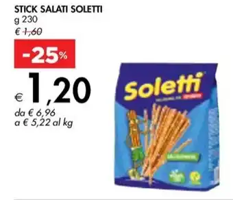 Bennet STICK SALATI SOLETTI offerta