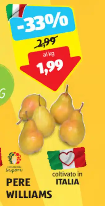ALDI PERE Williams offerta